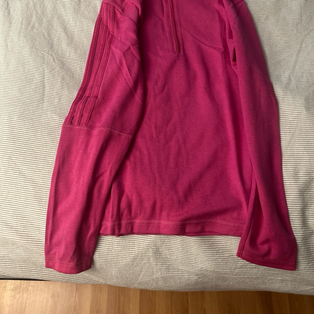 Adidas 3-Stripes Quarter-Zip Pullover